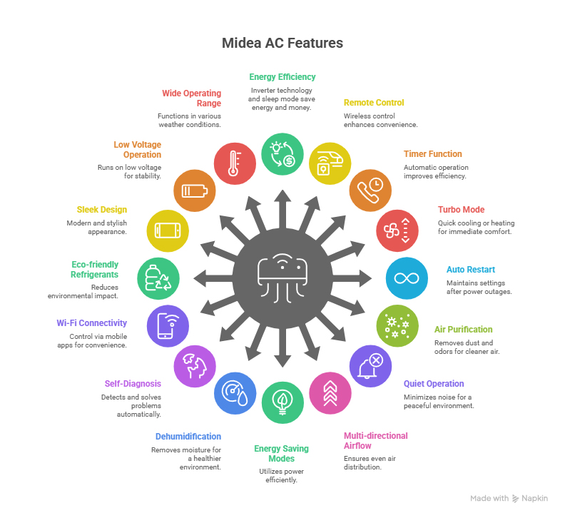 Midea AC Price in Bangladesh